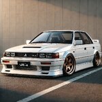 DALL·E 2024-12-15 23.06.04 - An ultra-realistic image of a 1991 Mitsubishi Galant VR-4. The ca...jpg